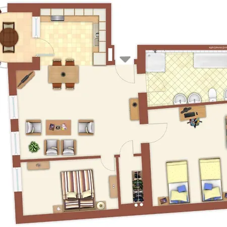 Haus Drei Schwestern, Traumzeit Apartman Rostock